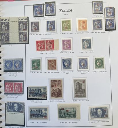 France – Semi-Moderne : Collection de timbres...