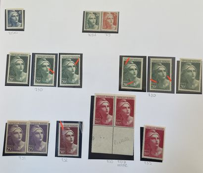 France – Semi-Moderne : Collection de timbres...