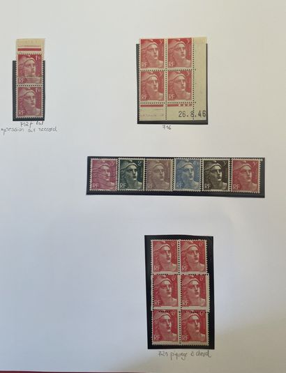 France – Semi-Moderne : Collection de timbres...