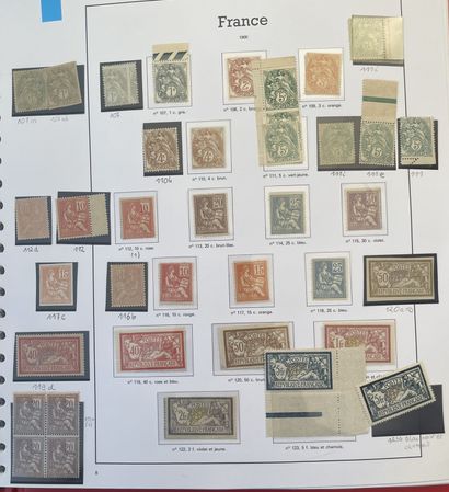 France – Semi-Moderne : Collection de timbres...
