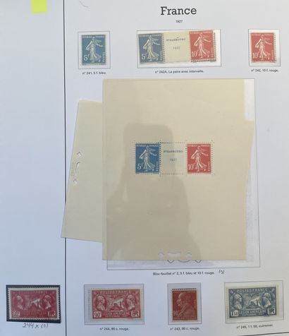 France – Semi-Moderne : Collection de timbres...