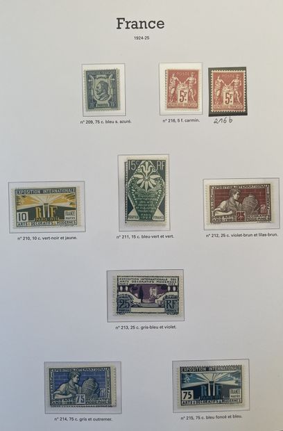 France – Semi-Moderne : Collection de timbres...