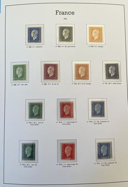 France – Semi-Moderne : Collection de timbres...