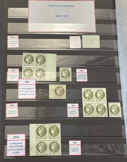 France Classique : Ensemble de timbres de...