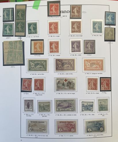 France – Semi-Moderne : Collection de timbres...