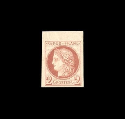 2c. Rouge-brun. ND. HdeF. SUP. Cote : 475€
Etat...