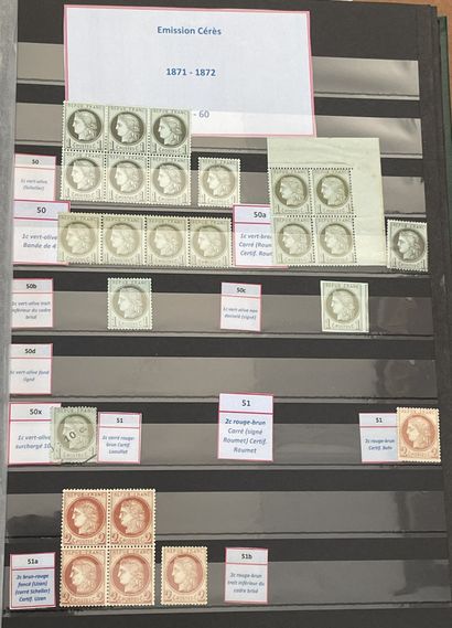 France Classique : Ensemble de timbres de...