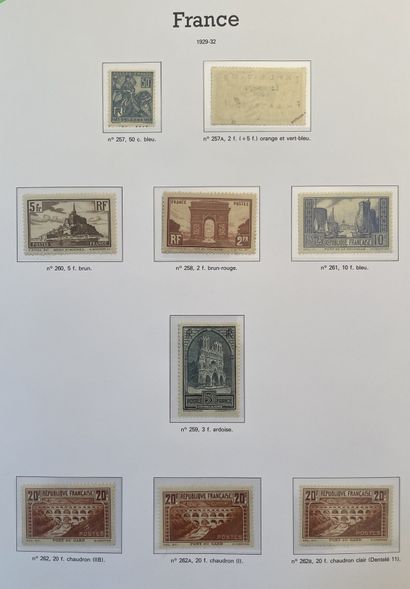 France – Semi-Moderne : Collection de timbres...