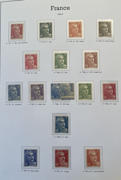 France – Semi-Moderne : Collection de timbres...