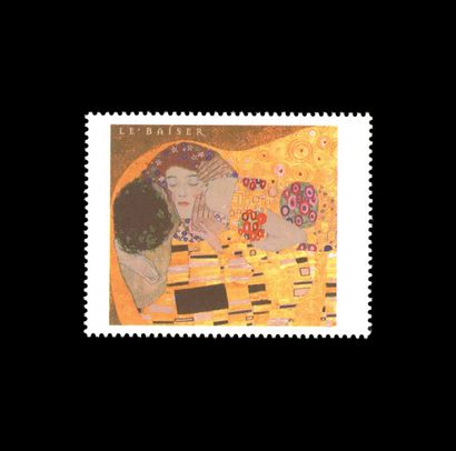 1,02€. Gustav Klimt. Valeur faciale et légendes...