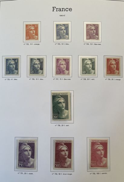 France – Semi-Moderne : Collection de timbres...