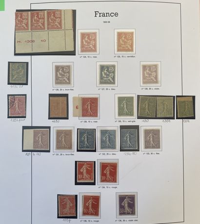 France – Semi-Moderne : Collection de timbres...