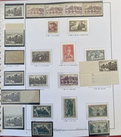 France – Semi-Moderne : Collection de timbres...