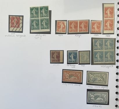 France – Semi-Moderne : Collection de timbres...