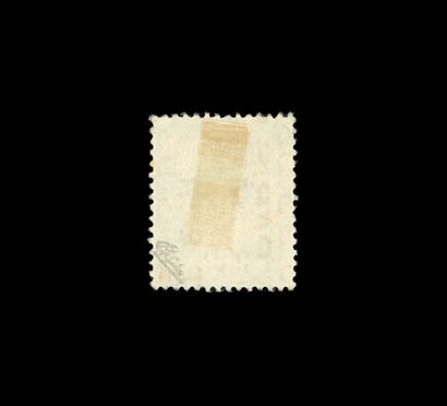 5c. Vert. Surchargé 5 lignes. Signé. Certificat...