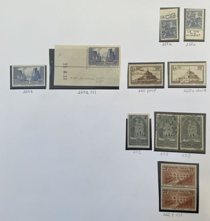 France – Semi-Moderne : Collection de timbres...