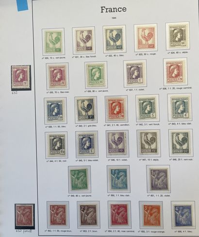 France – Semi-Moderne : Collection de timbres...