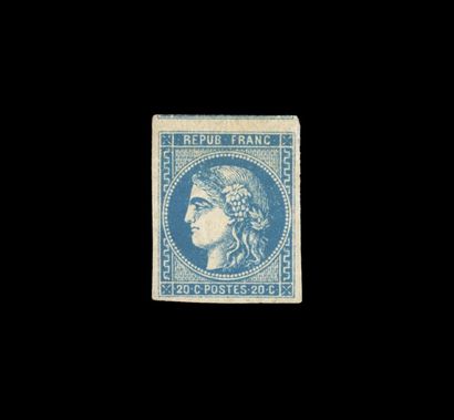 20c. Bleu. Type II. Report 1. Couleur vive....