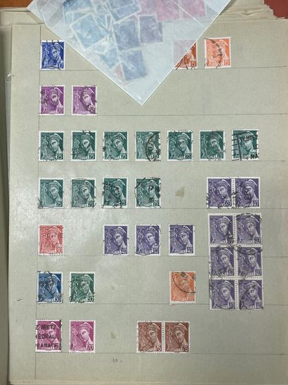 Faciale + Monde : Timbres de France Moderne...