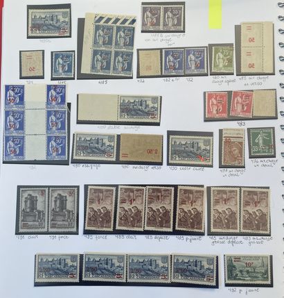 France – Semi-Moderne : Collection de timbres...