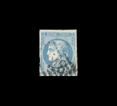 20c. Bleu-outremer. Type III. Report 2. Obl....