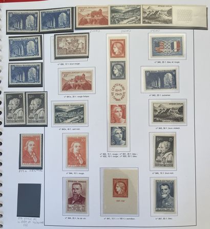 France – Semi-Moderne : Collection de timbres...