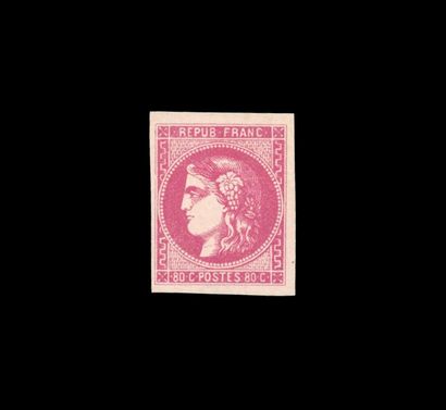 80c. Rose vif. Belles marges. Signé. SUP....