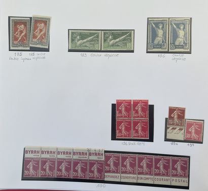 France – Semi-Moderne : Collection de timbres...