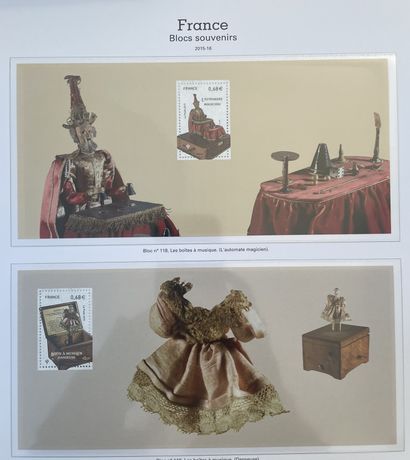 Souvenirs Philatélique : Ensemble des souvenirs...