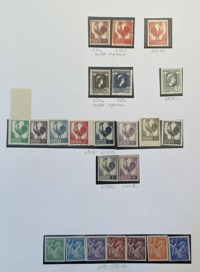 France – Semi-Moderne : Collection de timbres...