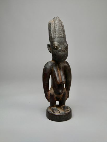 Ibedji Yoruba statuette, Nigeria
Wood, pigments
Height:...