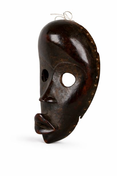 Masque Dan, Côte-d'Ivoire, Bois, 
H : 23...