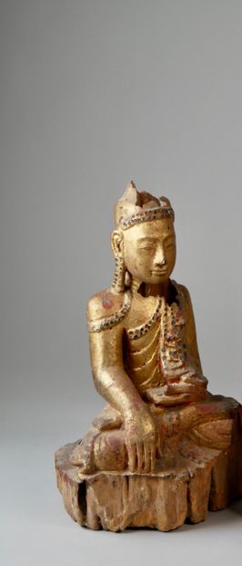 Statue de Bouddha, Thailande
Bois, peinture...