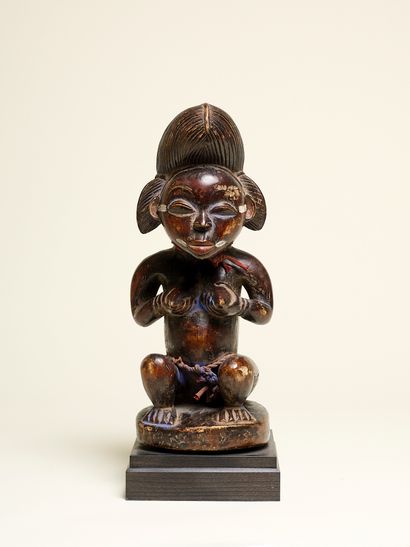 Statue de style Lumbo, Gabon
Travail tardif...