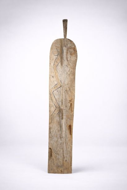 Irian Jaya shield, Indonesia, 
Wood, pigments
Height:...