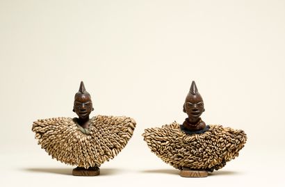 Couple d’ibedji Yorouba, Nigéria
Bois, perles,...