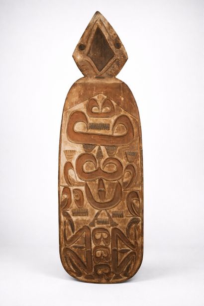 Asmat shield, Irian Jaya
Wood, pigments
Height:...