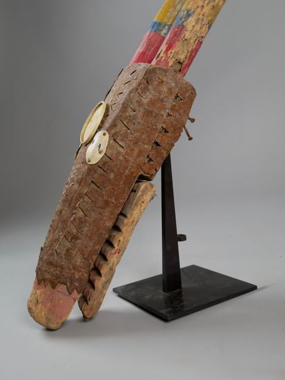 Masque Bozo, Mali
Bois, métal, peinture
H:...