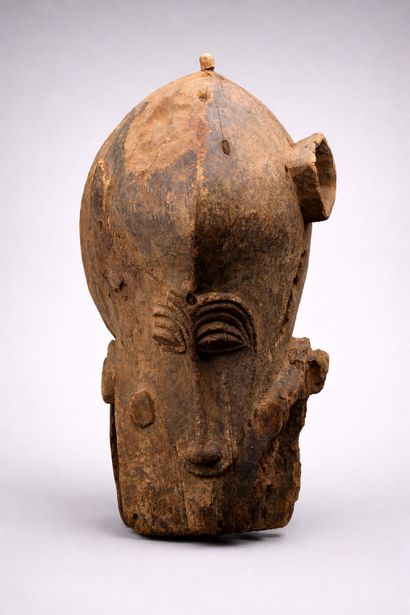 Masque korobla Senoufo, Côte-d'Ivoire, 
Bois
H...
