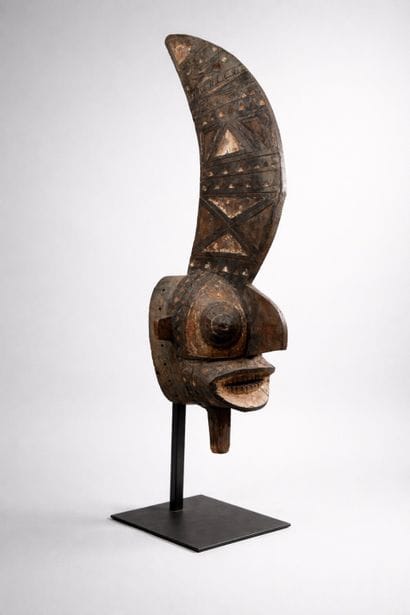 Masque à crète Winiama, Région de Ouri, Burkina-Faso
Bois,...