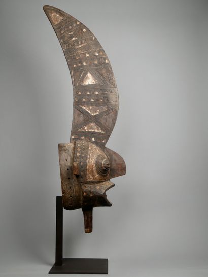 Masque à crète Winiama, Région de Ouri, Burkina-Faso
Bois,...