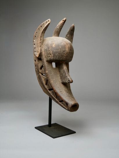 Masque suruku Bamana, Mali
Bois
H.38 cm

Provenance...