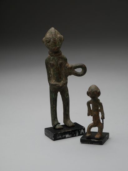 Lot de deux personnages Lobi - Akan
Burkina...
