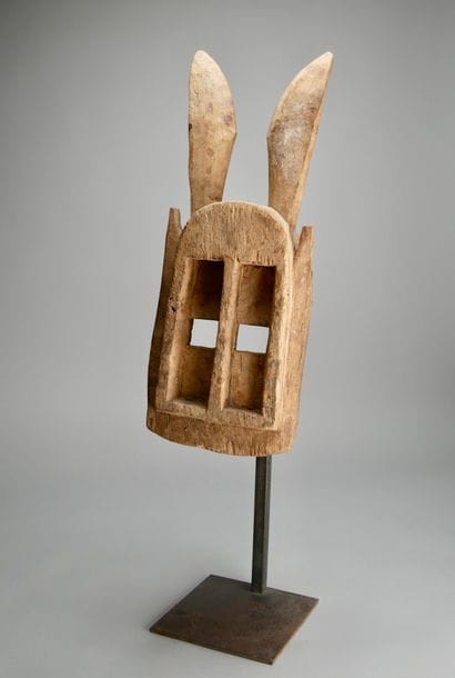 Masque dyommo Dogon, Mali; Bois, pigments
H...