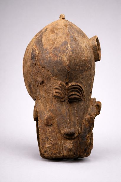 Masque korobla Senoufo, Côte-d'Ivoire, 
Bois
H...