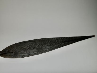 Rare et ancienne pagaie Itsekiri/ Jekri,...