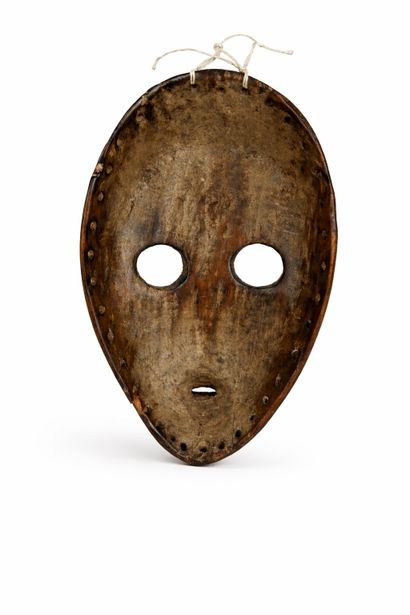 Masque Dan, Côte-d'Ivoire, Bois, 
H : 23...