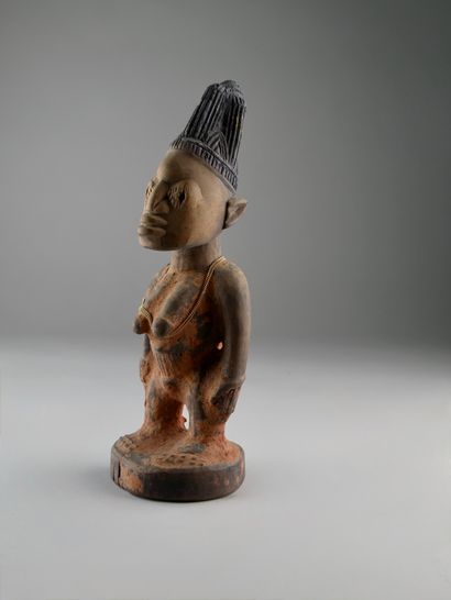 Statuette Ibedji Yoruba, Nigéria
Bois, pigments,...
