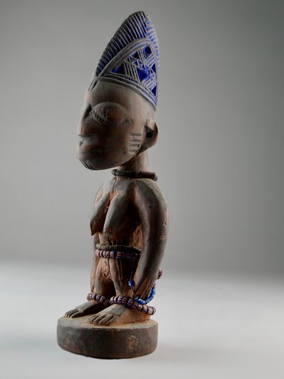 Statuette Ibedji Yoruba, Nigéria
Bois, pigments,...