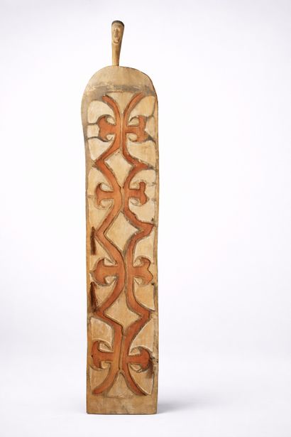 Irian Jaya shield, Indonesia, 
Wood, pigments
Height:...